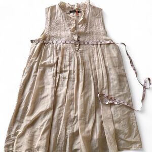 Hazel Ruffled Cream Blouse